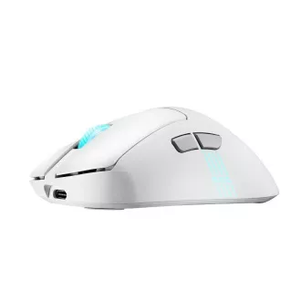 ASUS myš ROG Keris II Origin, bezdrôtová herná myš, biela