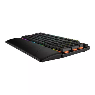 ASUS klávesnica ROG STRIX SCOPE II X, mechanická, drôtová, ROG NX Snow V2, CZ/SK