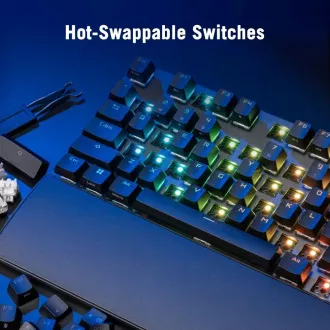 ASUS klávesnica ROG STRIX SCOPE II X, mechanická, drôtová, ROG NX Snow V2, CZ/SK