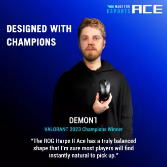 ASUS Herná myš ROG Harpe II Ace, Bezdrôtová, čierna