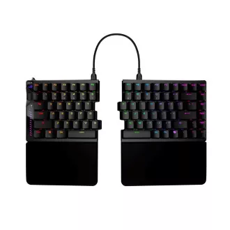 ASUS Klávesnica ROG Falcata, Mechanická, Bezdrôtová, ARGB, čierna