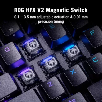 ASUS Klávesnica ROG Falcata, Mechanická, Bezdrôtová, ARGB, čierna