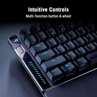 ASUS Klávesnica ROG Falcata, Mechanická, Bezdrôtová, ARGB, čierna