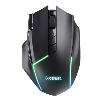 TRUST myš GXT 131 Ranoo WRL Gaming Mouse Eco, optická, RGB, čierna