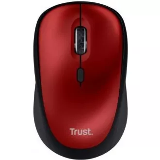 TRUST myš Yvi+ Wireless Mouse Eco Red, červená