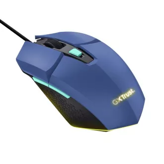 TRUST myš GXT 109B FELOX Gaming Mouse, optická, USB, modrá