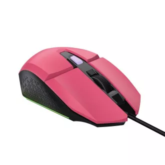 TRUST myš GXT 109P FELOX Gaming Mouse, optická, USB, ružová