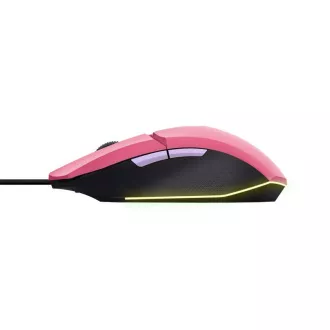 TRUST myš GXT 109P FELOX Gaming Mouse, optická, USB, ružová
