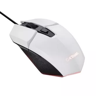 TRUST myš GXT 109W FELOX Gaming Mouse, optická, USB, biela