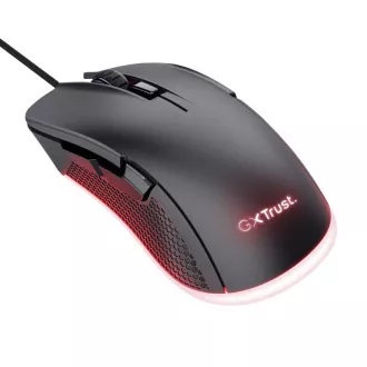 TRUST myš GXT 922 YBAR Gaming Mouse, optická, USB, čierna
