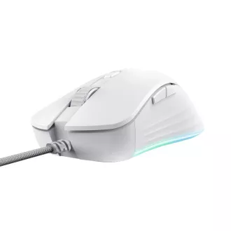 TRUST herná myš GXT 924W YBAR+ Gaming Mouse, optická, USB, biela