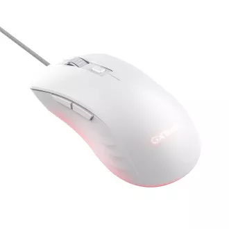 TRUST herná myš GXT 924W YBAR+ Gaming Mouse, optická, USB, biela