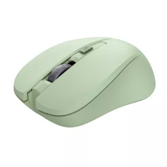 TRUST myš Mydo tichá bezdrôtová myš, optická, USB, zelená