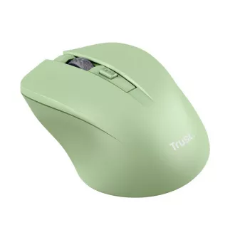 TRUST myš Mydo tichá bezdrôtová myš, optická, USB, zelená