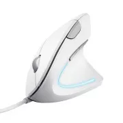 TRUST vertikálna myš Verto ergonomická myš, USB, biela