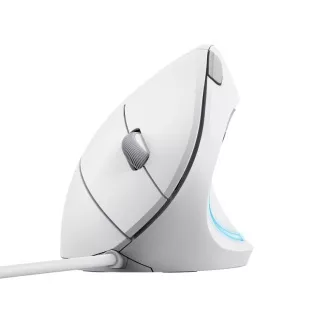 TRUST vertikálna myš Verto ergonomická myš, USB, biela