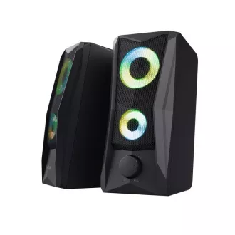 TRUST reproduktory GXT 606 Javv RGB-Illuminated 2.0 Speaker Set, čierna