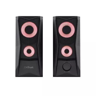 TRUST reproduktory GXT 606 Javv RGB-Illuminated 2.0 Speaker Set, čierna