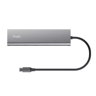 TRUST Rozbočovač Halyx Aluminium 5 Port USB 3.2 Gen1 Hub TRUST Rozbočovač Halyx Aluminium 5 Port USB 3.2 Gen1 Hub