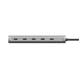 TRUST Rozbočovač Halyx Aluminium 5 Port USB 3.2 Gen1 Hub TRUST Rozbočovač Halyx Aluminium 5 Port USB 3.2 Gen1 Hub