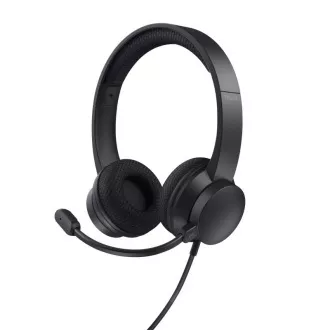 TRUST slúchadlá s mikrofónom Ayda PC headset, USB, EKO Produkt, Noise-Cancelling