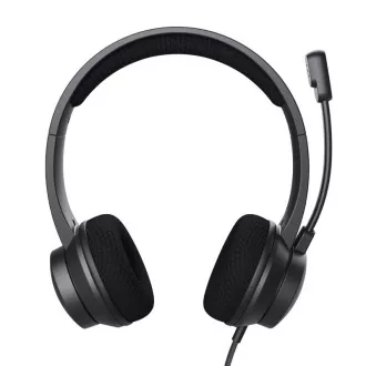 TRUST slúchadlá s mikrofónom Ayda PC headset, USB, EKO Produkt, Noise-Cancelling