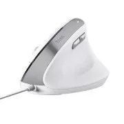 TRUST myš Bayo II Ergonomická vertikálna myš, USB, biela