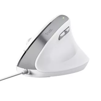 TRUST myš Bayo II Ergonomická vertikálna myš, USB, biela