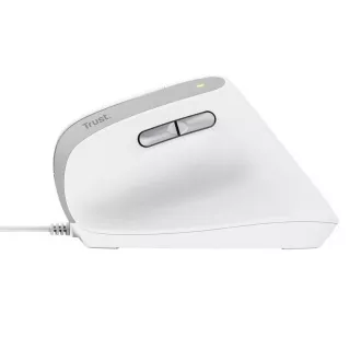TRUST myš Bayo II Ergonomická vertikálna myš, USB, biela
