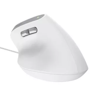 TRUST myš Bayo II Ergonomická vertikálna myš, USB, biela