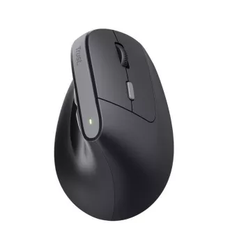 TRUST myš Bayo II Ergonomická vertikálna myš, Bezdrôtová, čierna