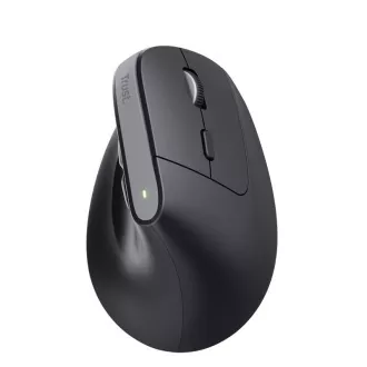 TRUST myš Bayo+ Ergonomická vertikálna myš, Bezdrôtová, čierna