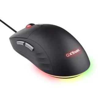TRUST myš GXT925 Redex II Gaming Mouse, optická, RGB, čierna