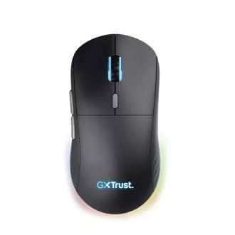 TRUST myš GXT926 Redex II Gaming Mouse, Bezdrôtová, laserová, RGB, čierna