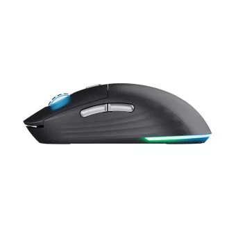 TRUST myš GXT926 Redex II Gaming Mouse, Bezdrôtová, laserová, RGB, čierna