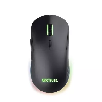 TRUST myš GXT927 Redex+ Gaming Mouse, Bezdrôtová, optická, RGB, čierna