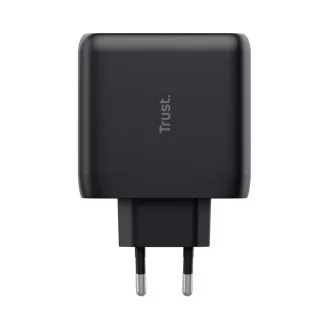 TRUST nabíjačka MAXO 65W, 2x USB-C, čierna
