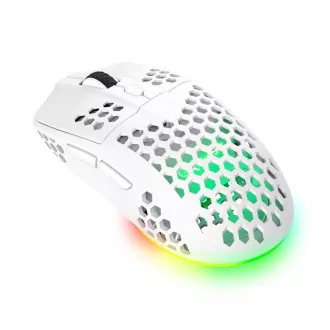 TRUST bezdrôtová myš GXT 929W Helox Lightweight, RGB, Biela TRUST bezdrôtová myš GXT 929W Helox Lightweight, RGB, Biela