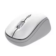 TRUST Myš YVI+, Bezdrôtová, Eco, biela - bluetooth + wifi