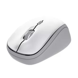 TRUST Myš YVI+, Bezdrôtová, Eco, biela - bluetooth + wifi