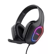 TRUST Herné slúchadlá GXT 416 ZIROX, LED, USB, 3.5mm Jack, čierna