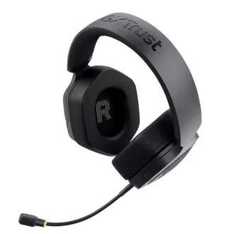 TRUST Herné slúchadlá GXT 493 Carus, Bluetooth, 2.4GHz, čierna