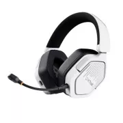 TRUST Herné slúchadlá GXT 493W Carus, Bluetooth, 2.4GHz, biela