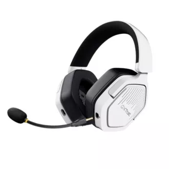 TRUST Herné slúchadlá GXT 493W Carus, Bluetooth, 2.4GHz, biela