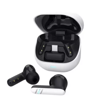 TRUST slúchadlá GXT 409 Oxxie, špunty, Bluetooth, RF 2.4GHz, USB-C Prijímač, biela
