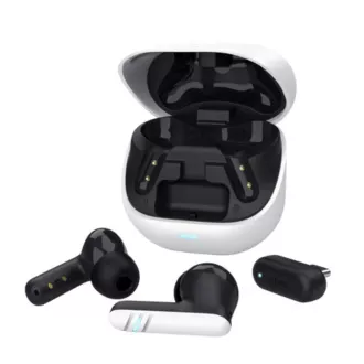 TRUST slúchadlá GXT 409 Oxxie, špunty, Bluetooth, RF 2.4GHz, USB-C Prijímač, biela