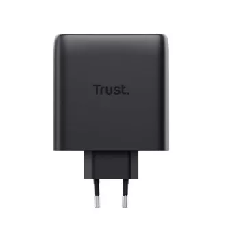 TRUST GaN Nabíjačka MAXO 100W 2-Port, USB-C, čierna