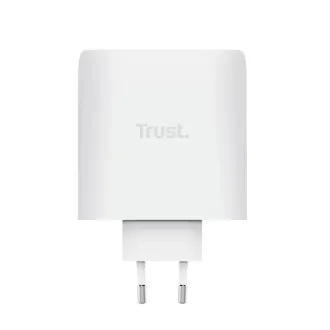 TRUST GaN Nabíjačka MAXO 100W 2-Port, USB-C, biela