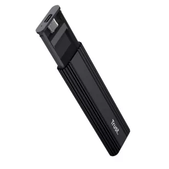 TRUST Externý box pre M.2 SSD, USB-C 3.2 Gen2, M.2 2280, čierna