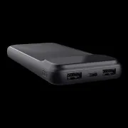 TRUST Powerbanka Avala, 10000 mAh, 1xUSB-C + 2xUSB, čierna